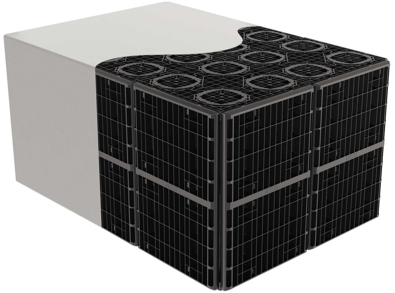 Stormbrixx 914-sd Installation 1-layer-with-side-walls-and-top-covers Fleece Gross Optimized  1 