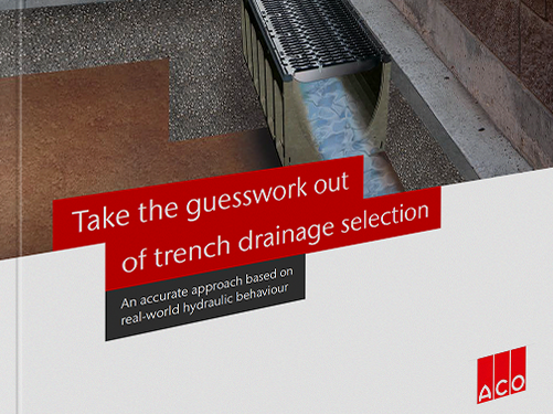 ACO White Paper - Guide for trench drain selection