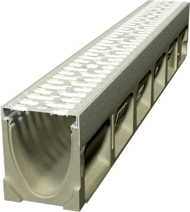 KlassikDrain K100 - Galvanised Slotted Grate